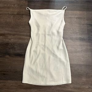 Urban Outfitters Cream Strapless Dress